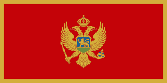 Montenegro Flag - Country Flags DTF Transfers