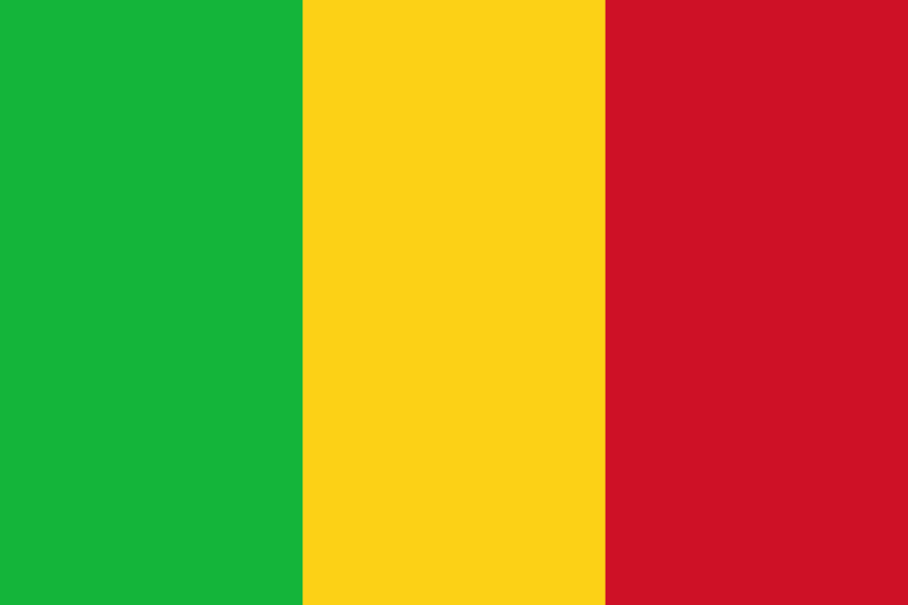 Mali Flag - Country Flags DTF Transfers