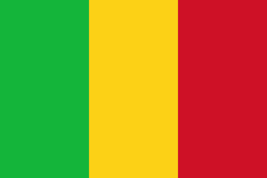 Mali Flag - Country Flags DTF Transfers