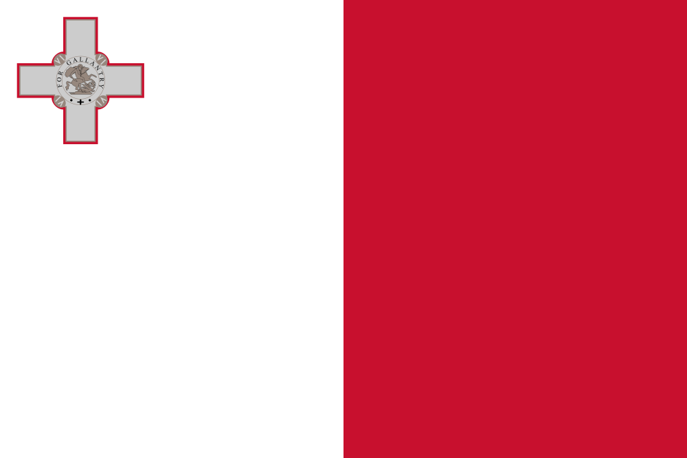 Malta Flag - Country Flags DTF Transfers