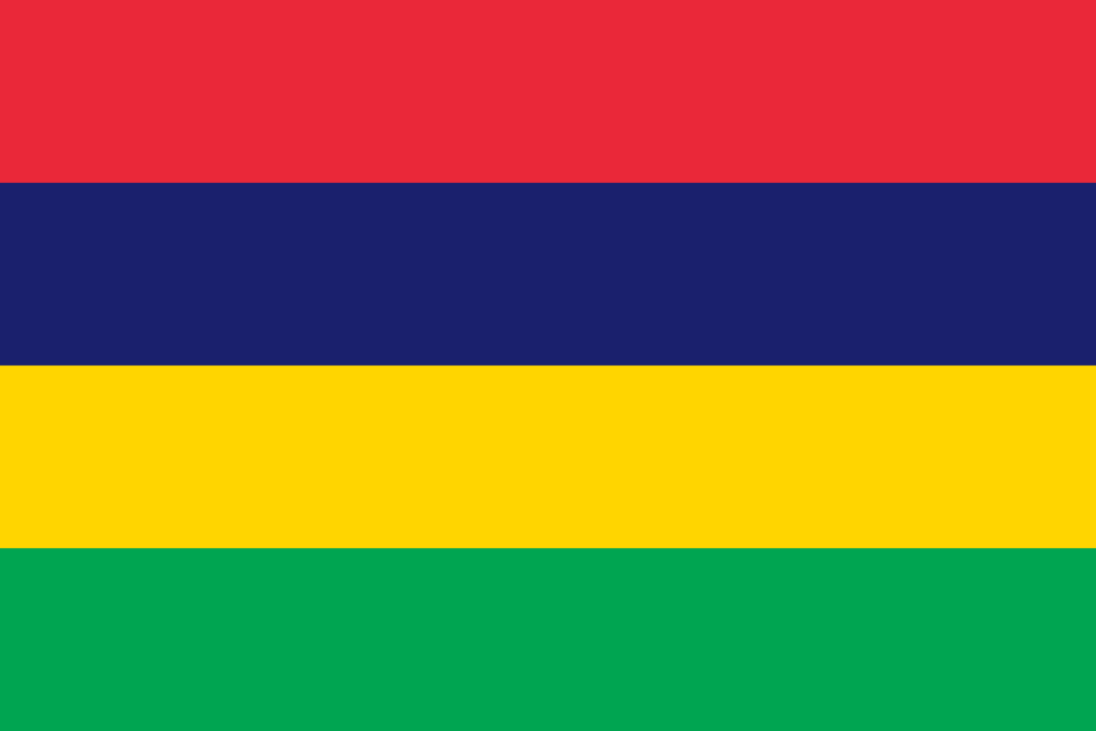 Mauritius Flag - Country Flags DTF Transfers