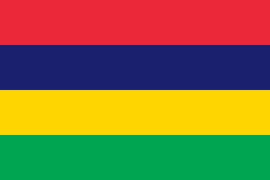 Mauritius Flag - Country Flags DTF Transfers