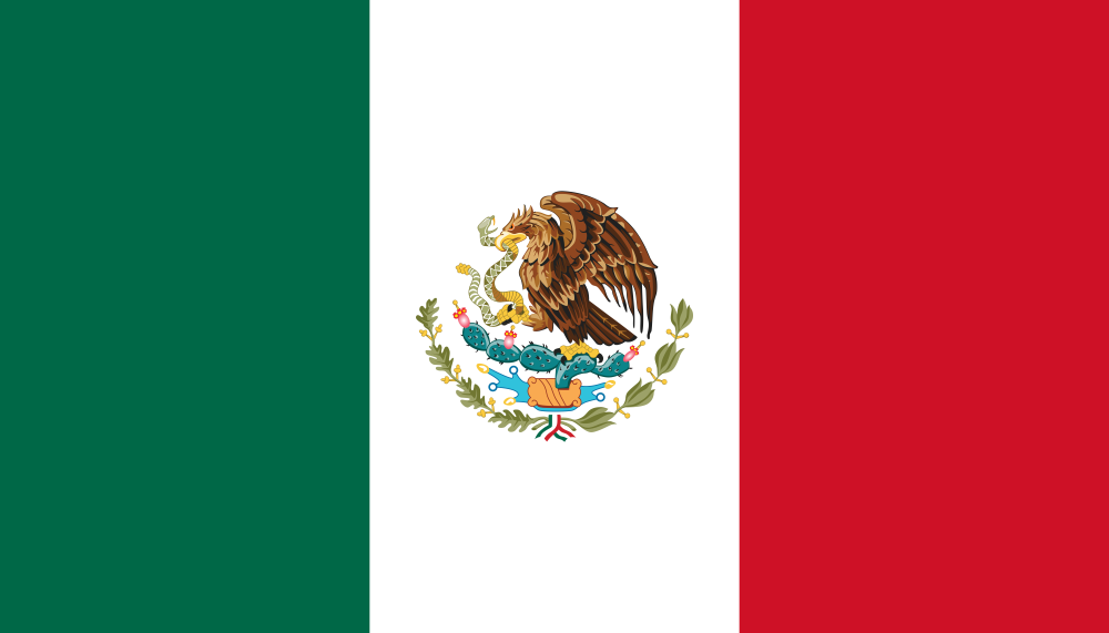 Mexico Flag - Country Flags DTF Transfers