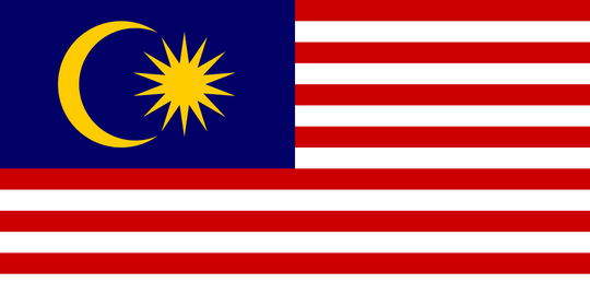 Malaysia Flag - Country Flags DTF Transfers