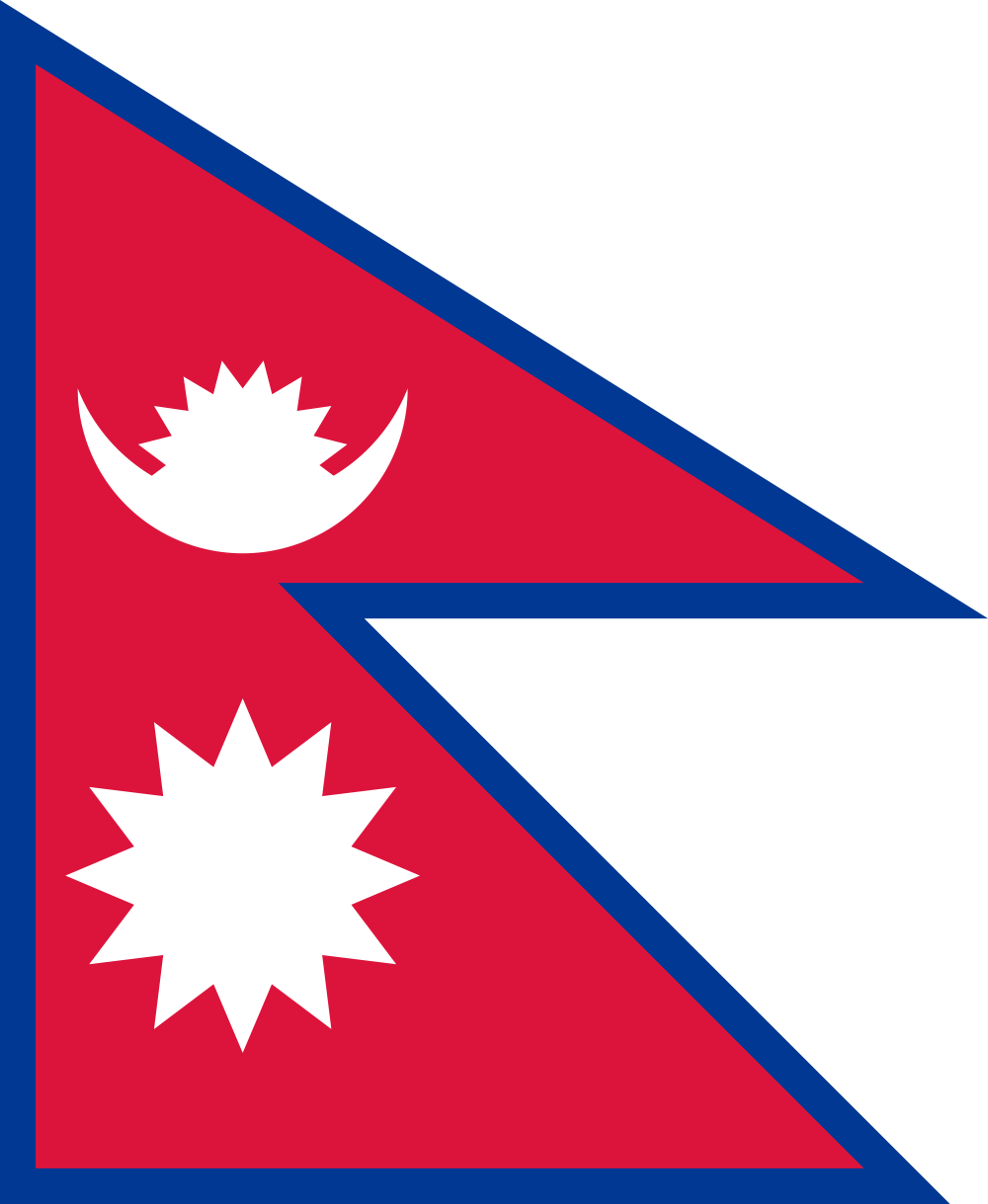 Nepal Flag - Country Flags DTF Transfers