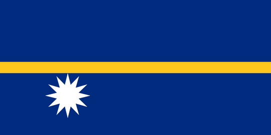 Nauru Flag - Country Flags DTF Transfers
