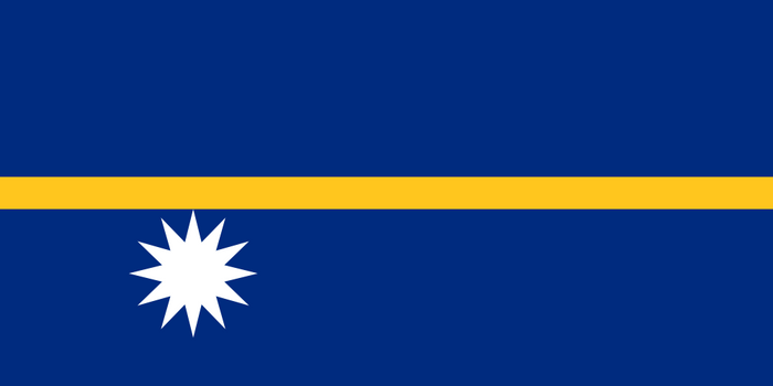 Nauru Flag - Country Flags DTF Transfers