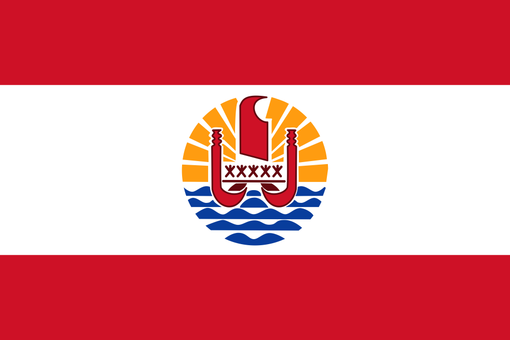 French Polynesia Flag - Country Flags DTF Transfers