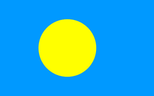 Palau Flag - Country Flags DTF Transfers