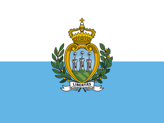 San Marino Flag - Country Flags DTF Transfers