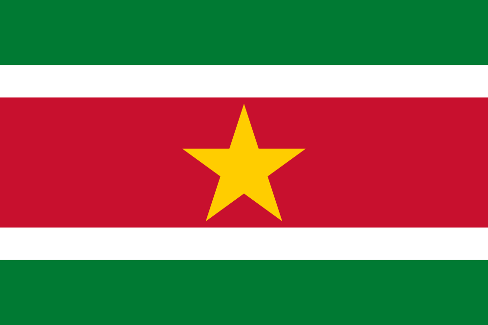 Suriname Flag - Country Flags DTF Transfers