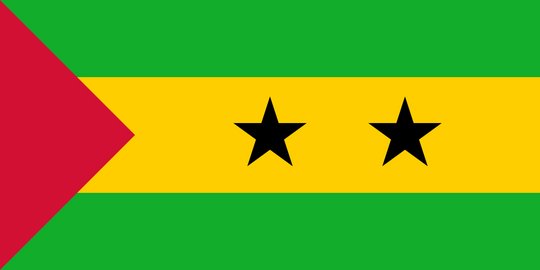 São Tomé and Príncipe Flag - Country Flags DTF Transfers