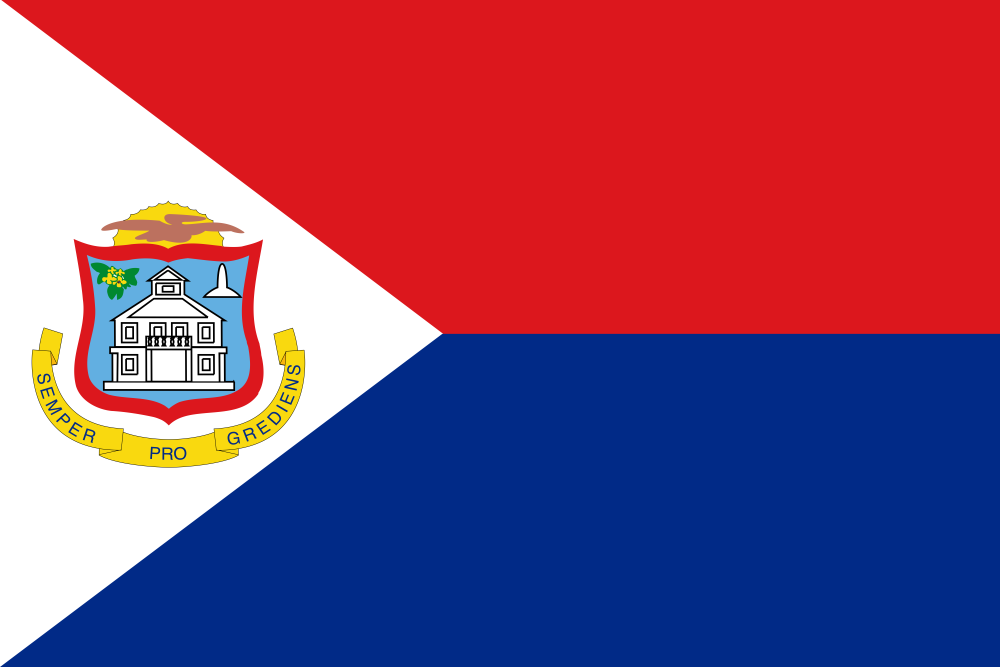 Sint Maarten Flag - Country Flags DTF Transfers
