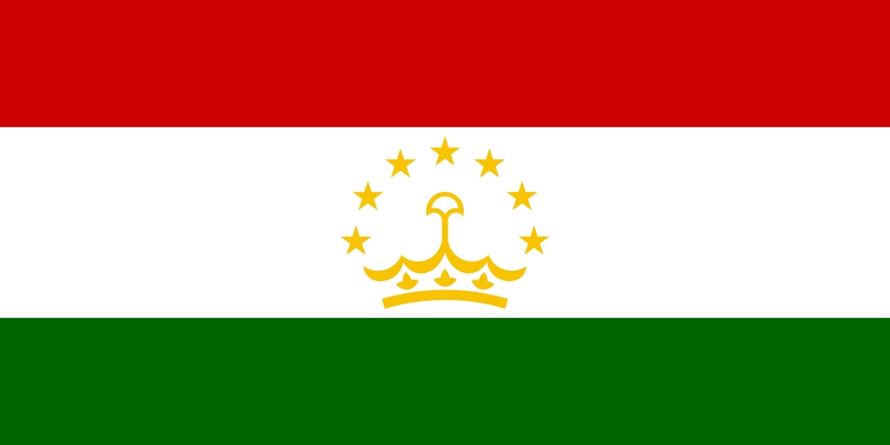 Tajikistan Flag - Country Flags DTF Transfers