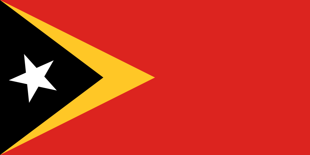 East Timor Flag - Country Flags DTF Transfers