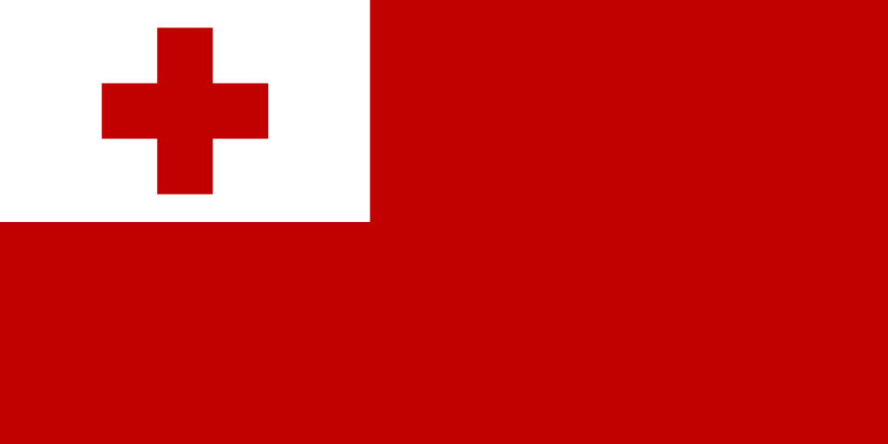 Tonga Flag - Country Flags DTF Transfers
