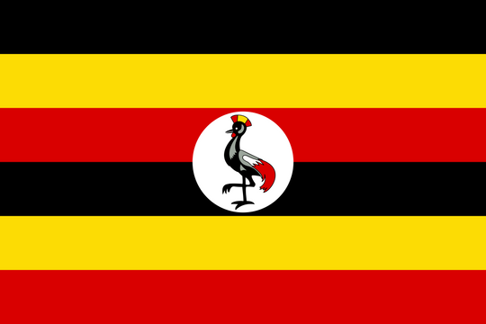 Uganda Flag - Country Flags DTF Transfers
