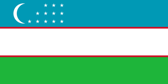 Uzbekistan Flag - Country Flags DTF Transfers