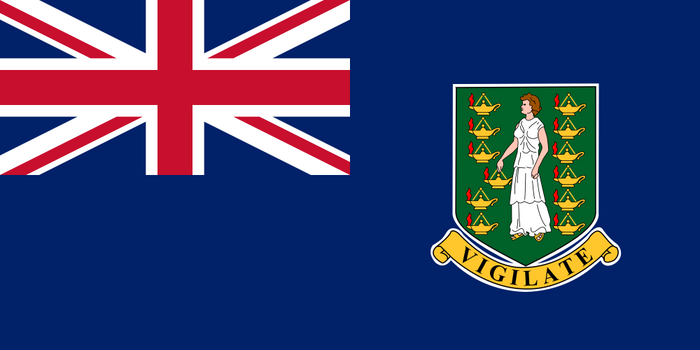 British Virgin Islands Flag - Country Flags DTF Transfers