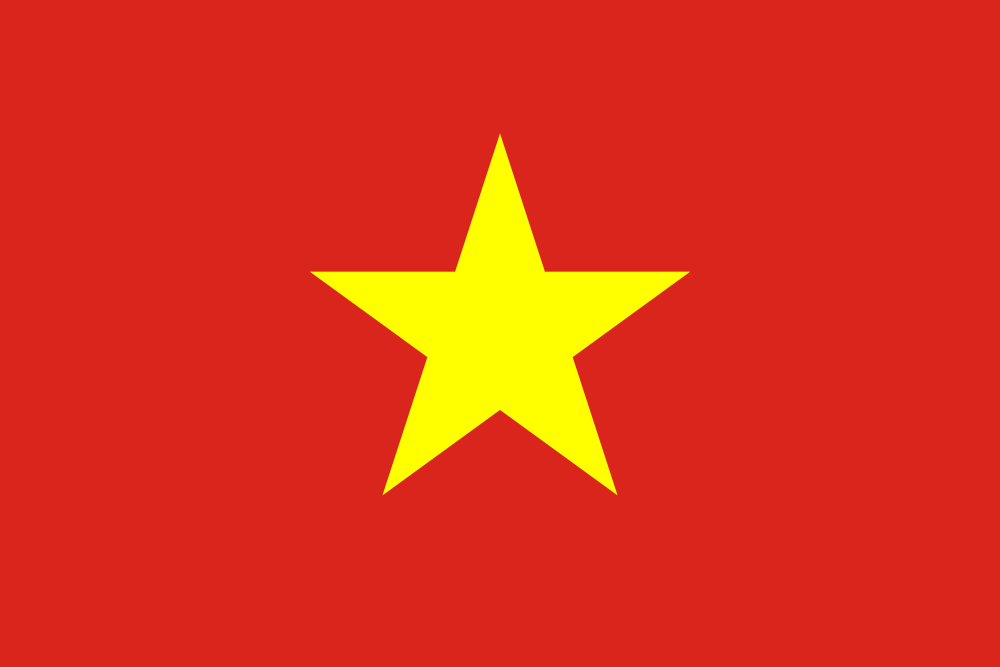 Vietnam Flag - Country Flags DTF Transfers