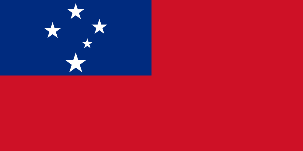 Samoa Flag - Country Flags DTF Transfers