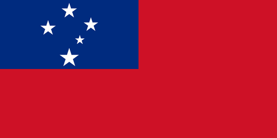 Samoa Flag - Country Flags DTF Transfers