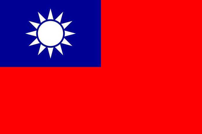 Taiwan Flag - Country Flags DTF Transfers