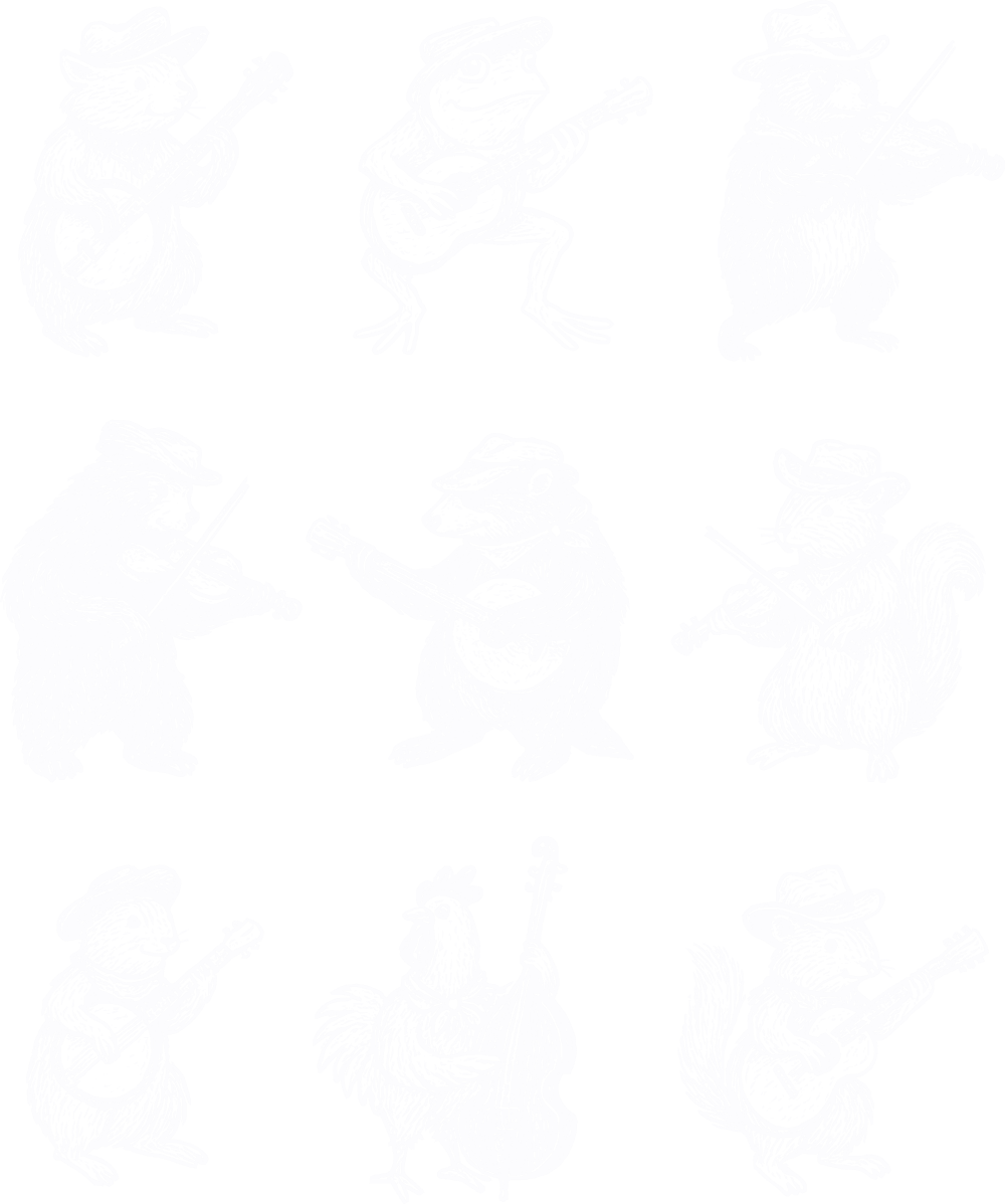 Animals Making Music - Music DTF Transfers transfer-kingdom Light Color Design (See Imaging)
