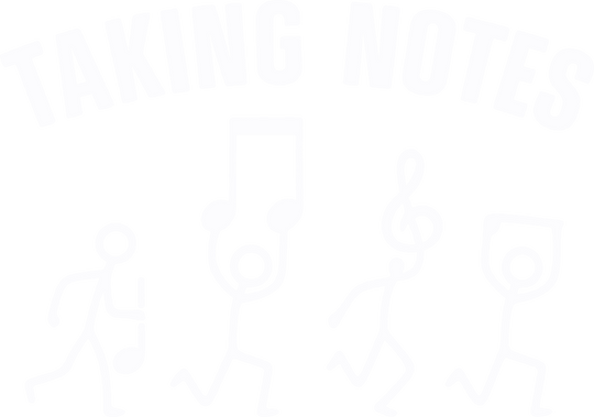 Taking Notes - Music DTF Transfers transfer-kingdom Light Color Design (See Imaging)