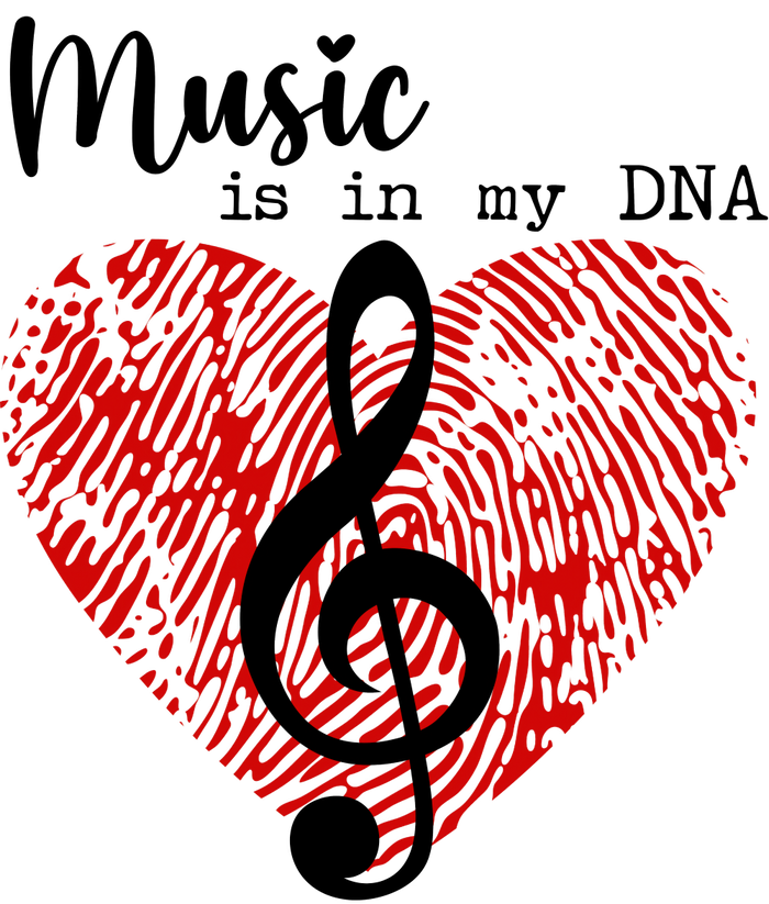 Music Is In My DNA - Music DTF Transfers