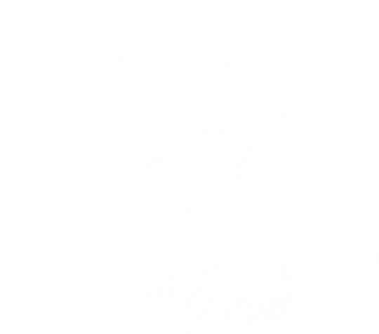 Music Is My Therapy - Music DTF Transfers
