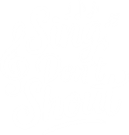 Sing Don't Shout - Music DTF Transfers