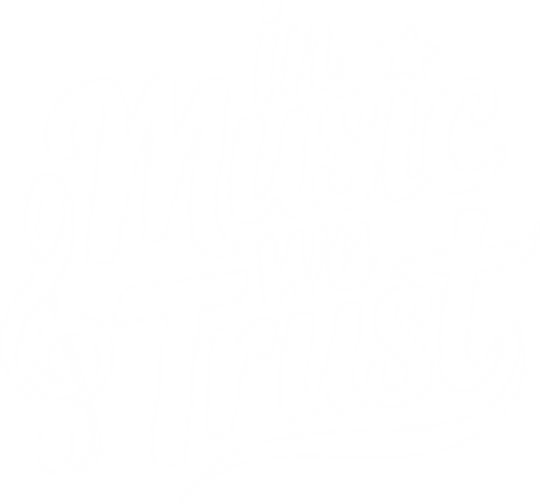 In Music We Trust - Music DTF Transfers
