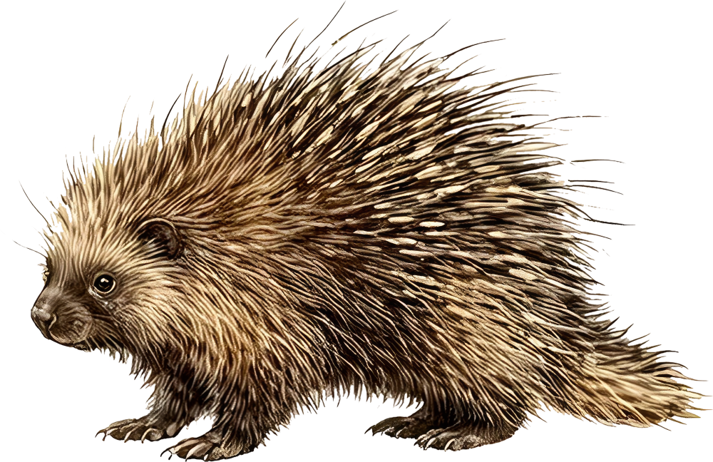 North American Porcupine - Animals DTF Transfers