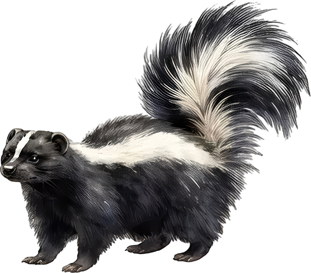 Striped Skunk - Animals DTF Transfers