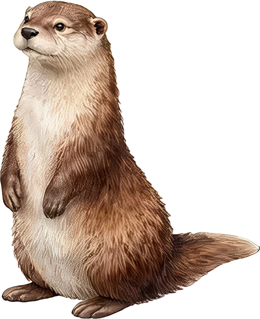 North American River Otter - Animals DTF Transfers