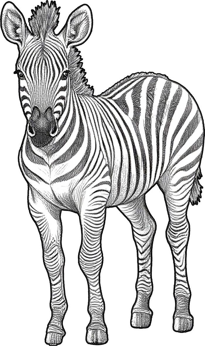Zebra B&W - Animals DTF Transfers