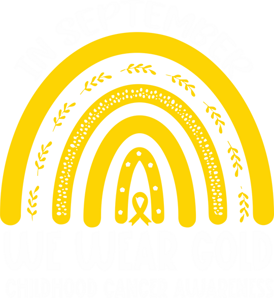In September We Wear Gold - Childhood Cancer DTF Transfers