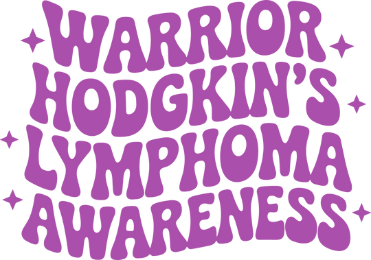 Warrior Hodgkin's Lymphoma Awareness - Hodgkin's Lymphoma Cancer DTF Transfers