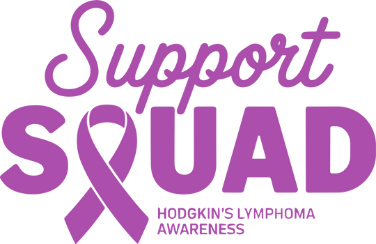 Support Squad, Ribbon - Hodgkin's Lymphoma Cancer DTF Transfers
