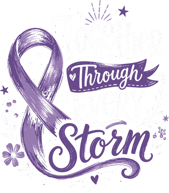 Together Through Every Storm - Hodgkin's Lymphoma Cancer DTF Transfers
