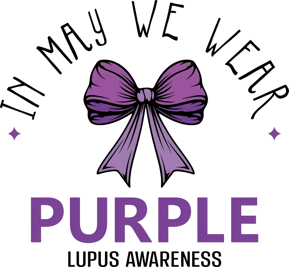 In May We Wear Purple - Lupus DTF Transfers