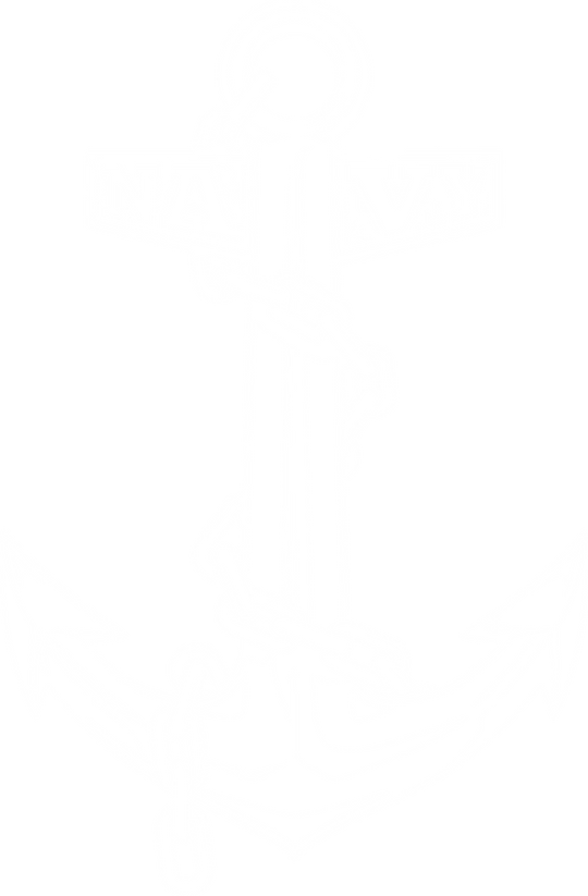 Navy Anchor B&W - Navy DTF Transfers