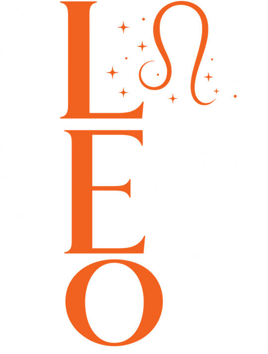 Leo Qualities, Orange - Zodiacs & Horoscopes DTF Transfers
