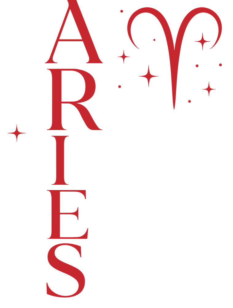Aries Qualities, Red - Zodiacs & Horoscopes DTF Transfers