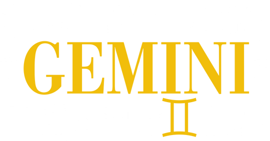 Gemini Qualities, Yellow, Horizontal - Zodiacs & Horoscopes DTF Transfers
