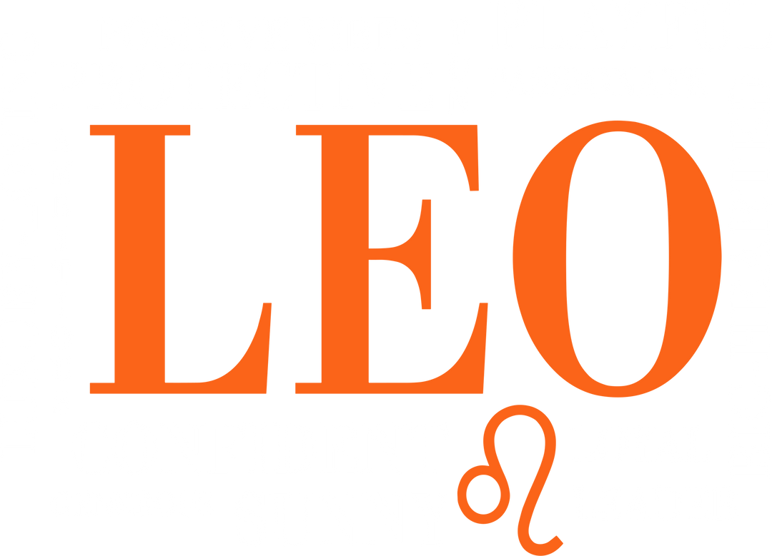 Leo Qualities, Orange, Horizontal - Zodiacs & Horoscopes DTF Transfers