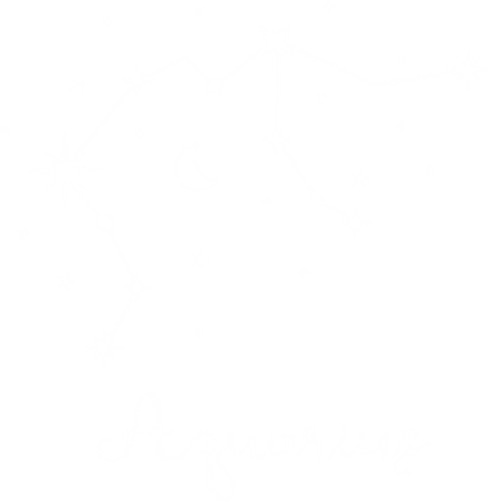Aquarius Constellations - Zodiacs & Horoscopes DTF Transfers
