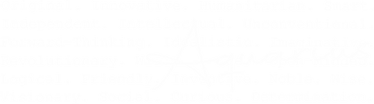 Aquarius Cursive B&W - Zodiacs & Horoscopes DTF Transfers