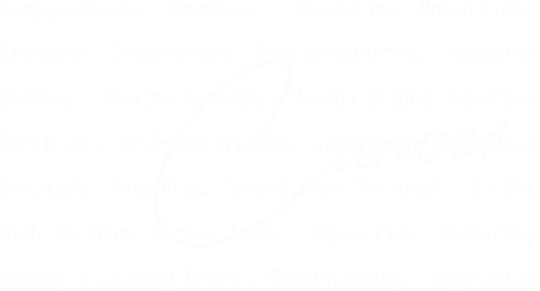 Cancer Cursive B&W - Zodiacs & Horoscopes DTF Transfers